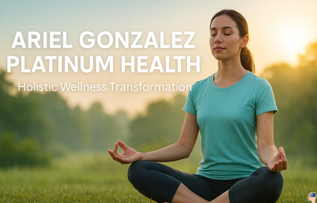 A woman meditating outdoors at sunrise representing Ariel Gonzalez Platinum Health holistic wellness and mindfulness.
