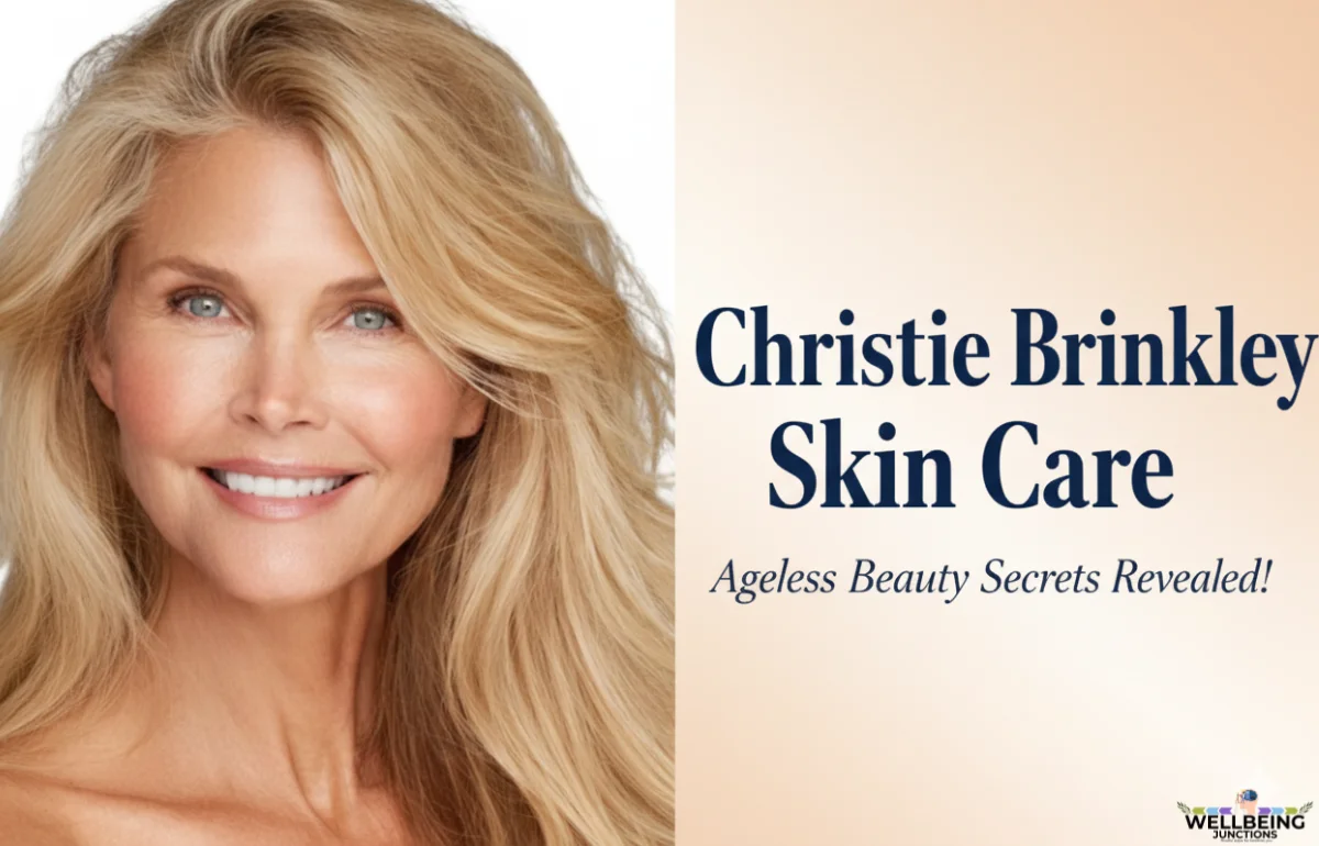 Christie Brinkley glowing skin care tips with radiant smile and youthful beauty